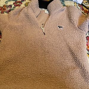 Victoria’s Secret pink quarter zip sweatshirt